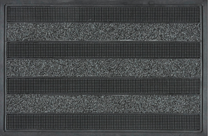 Tapis extérieur caoutchouc ANTHRACITE 40x60cm